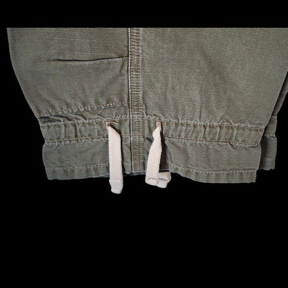 Joie Cargo Cropped Utility Pants in Olive Green - Picture 6 of 7